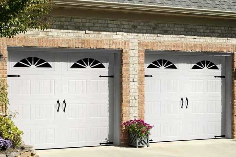 Garage Door Window Inserts and Decorative Hardware